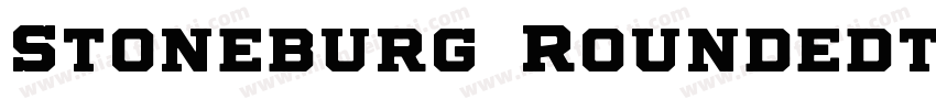 Stoneburg Roundedttf字体转换